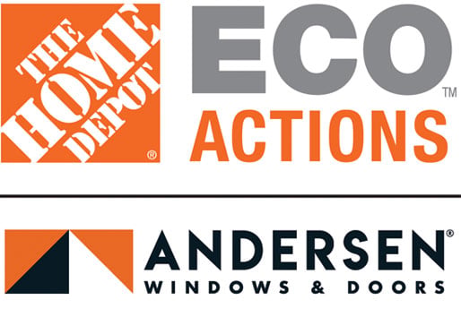Andersen Recognized as an Eco Actions Partner by The Home Depot