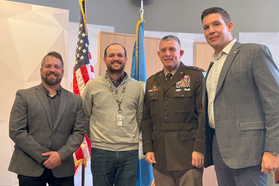 Luke Nolan, General Manke, Matt_Andersen. Veterans Day Ceremony