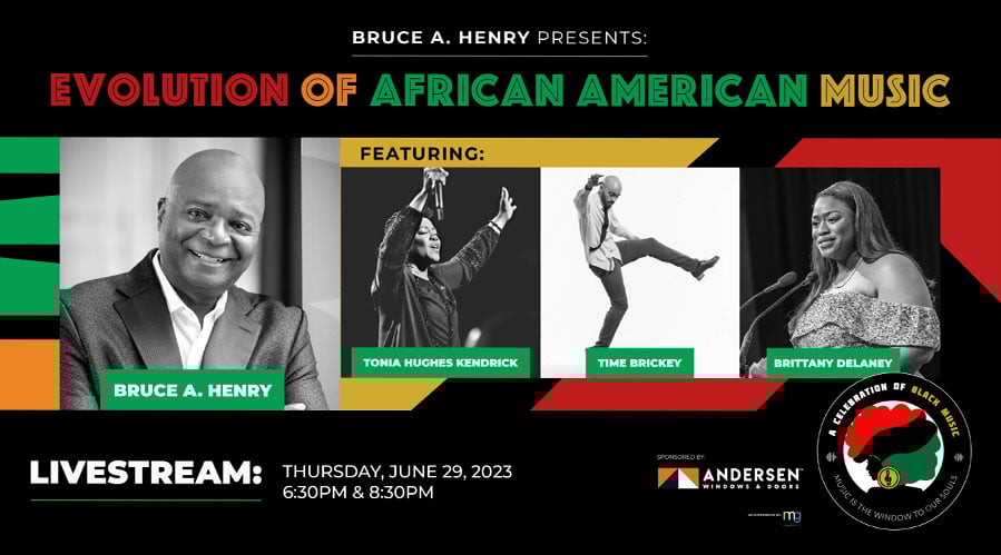 black music month image with company logos