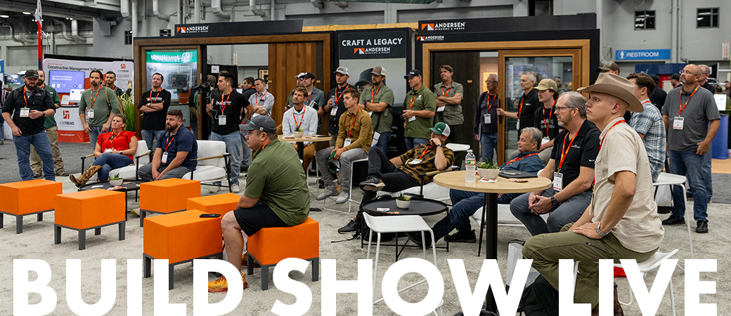 The build show live at the Andersen booth