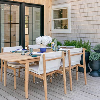 Will Taylor Bright Bazaar Outdoor Dining Patio