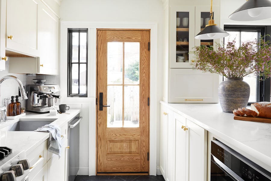 Rashida Banks Kitchen Renovation Project with Andersen Entry Door