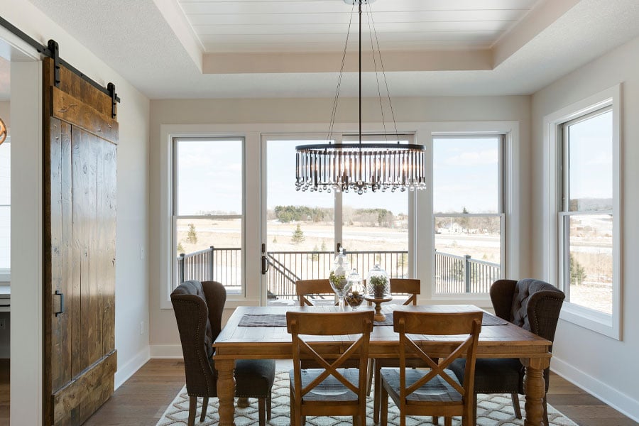 farmhouse style dining room