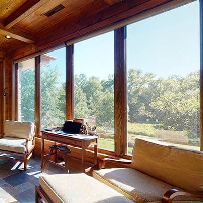 Andersen Windows Project Iverson Home Wood, Oversized A-Series Casement Windows