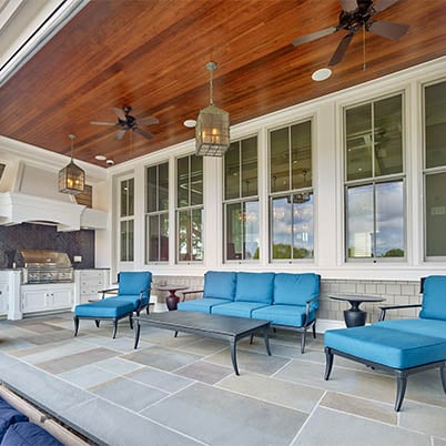 Rehoboth Beach Shingle Home Exterior Patio