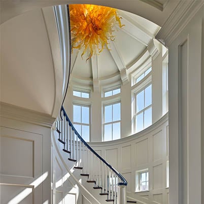 Rehoboth Beach Staircase Glass Sun Sculpture