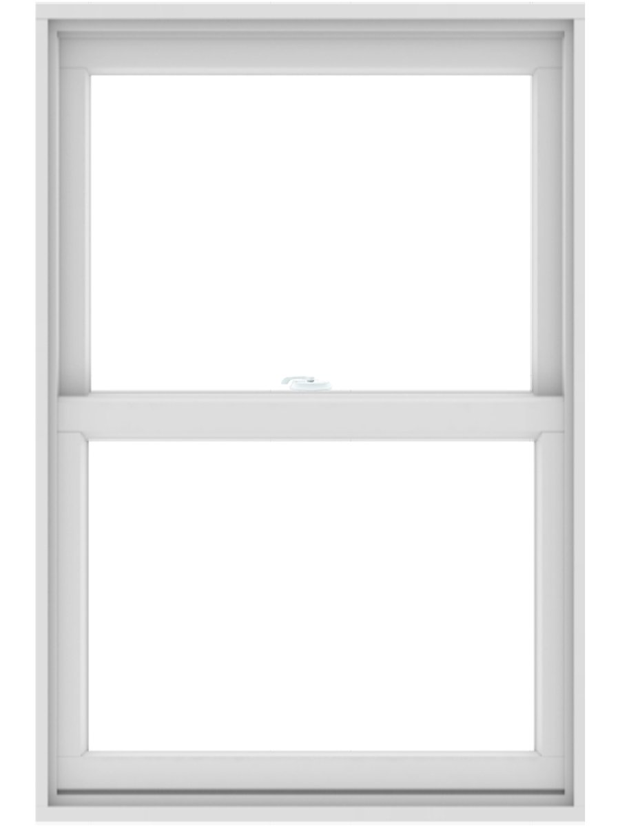 andersen interior white double hung window