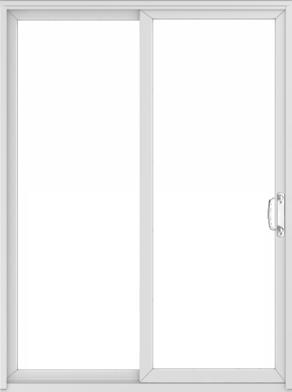 Permashield interior patio door in color white