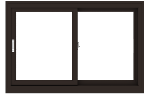 andersen e series gliding window with dark bronze trim