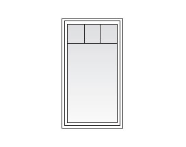 Andersen Windows Grilles Short Fractional Pattern