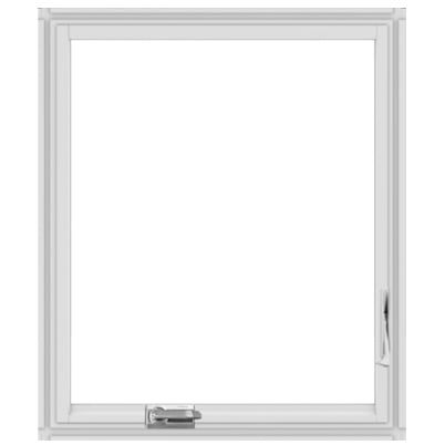 400 Series Casement window white interior product shot