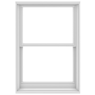400 Series Double-hung window white exterior product shot