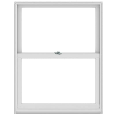 400 Series Double-hung Woodwright window white exterior product shot