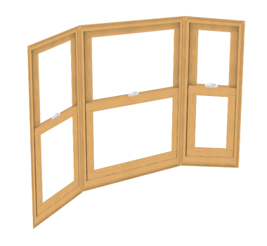 Andersen 400 Series Double-Hung Bay Window