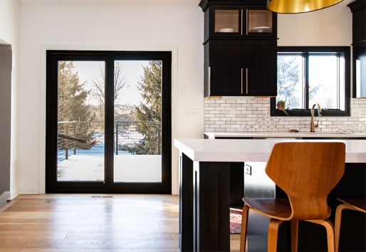Replaced patio door
