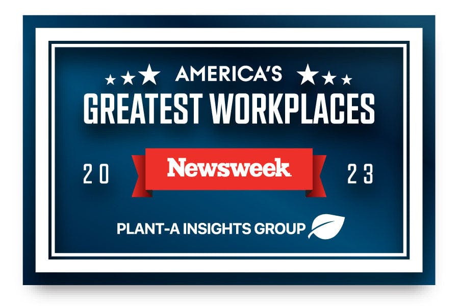 newsweek logo for the award of greatest place to work