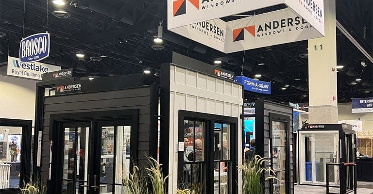 andersen windows booth at event