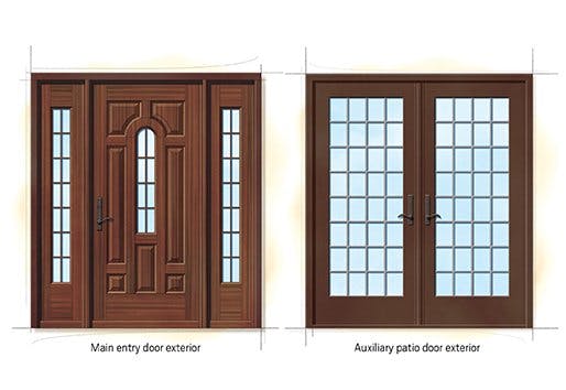 Tudor Quintessential Doors