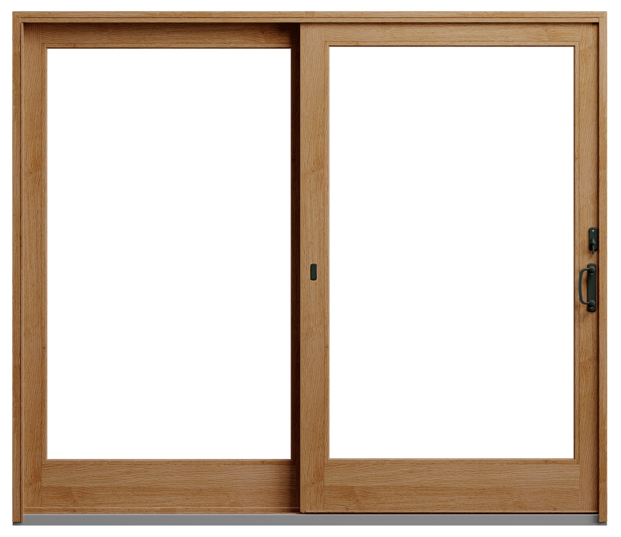 andersen oak interior 400 series sliding door