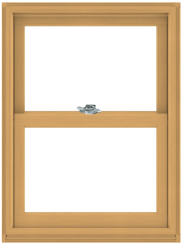 a series double hung andersen window in pine