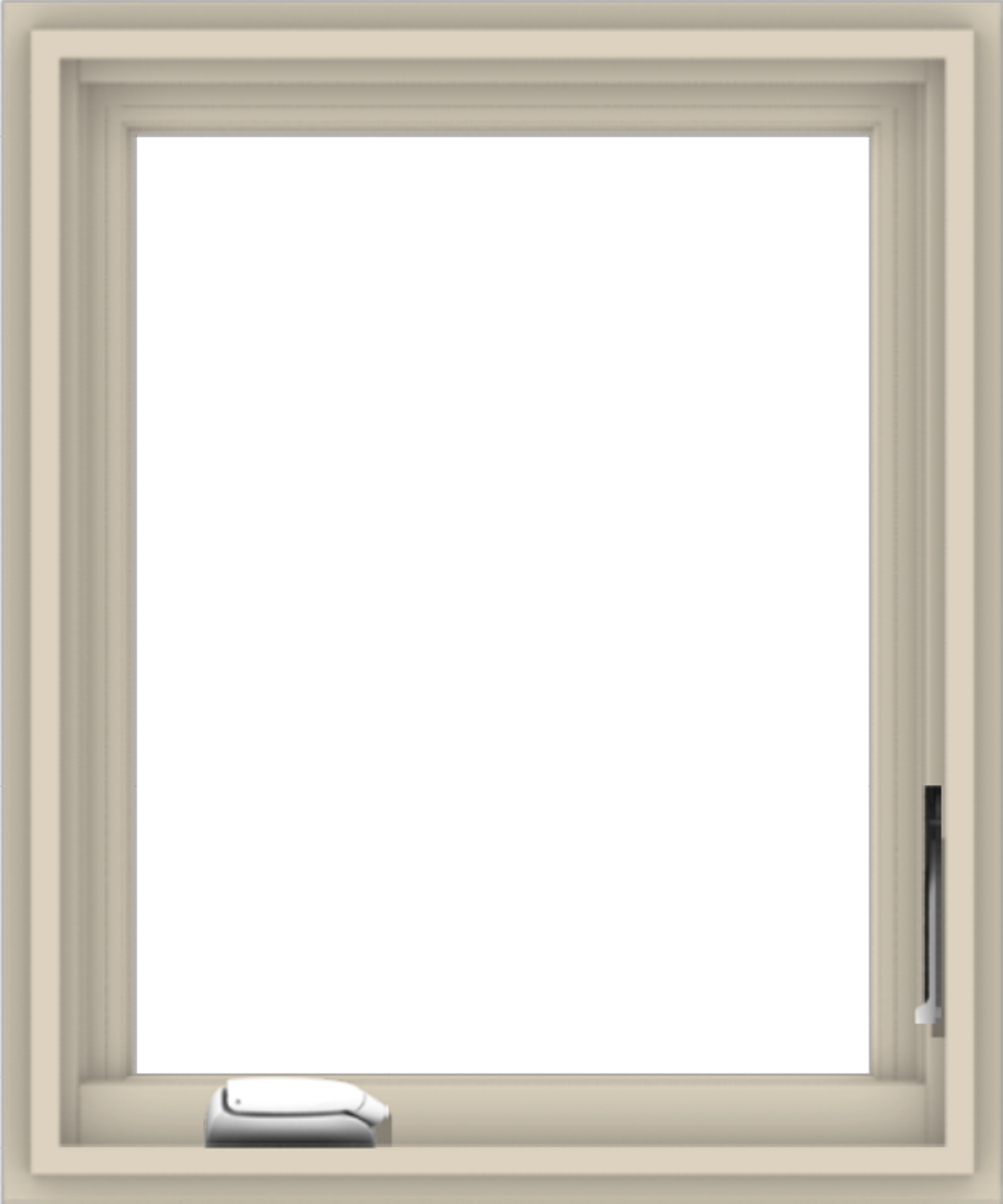 andersen e series casement window with terratone trim