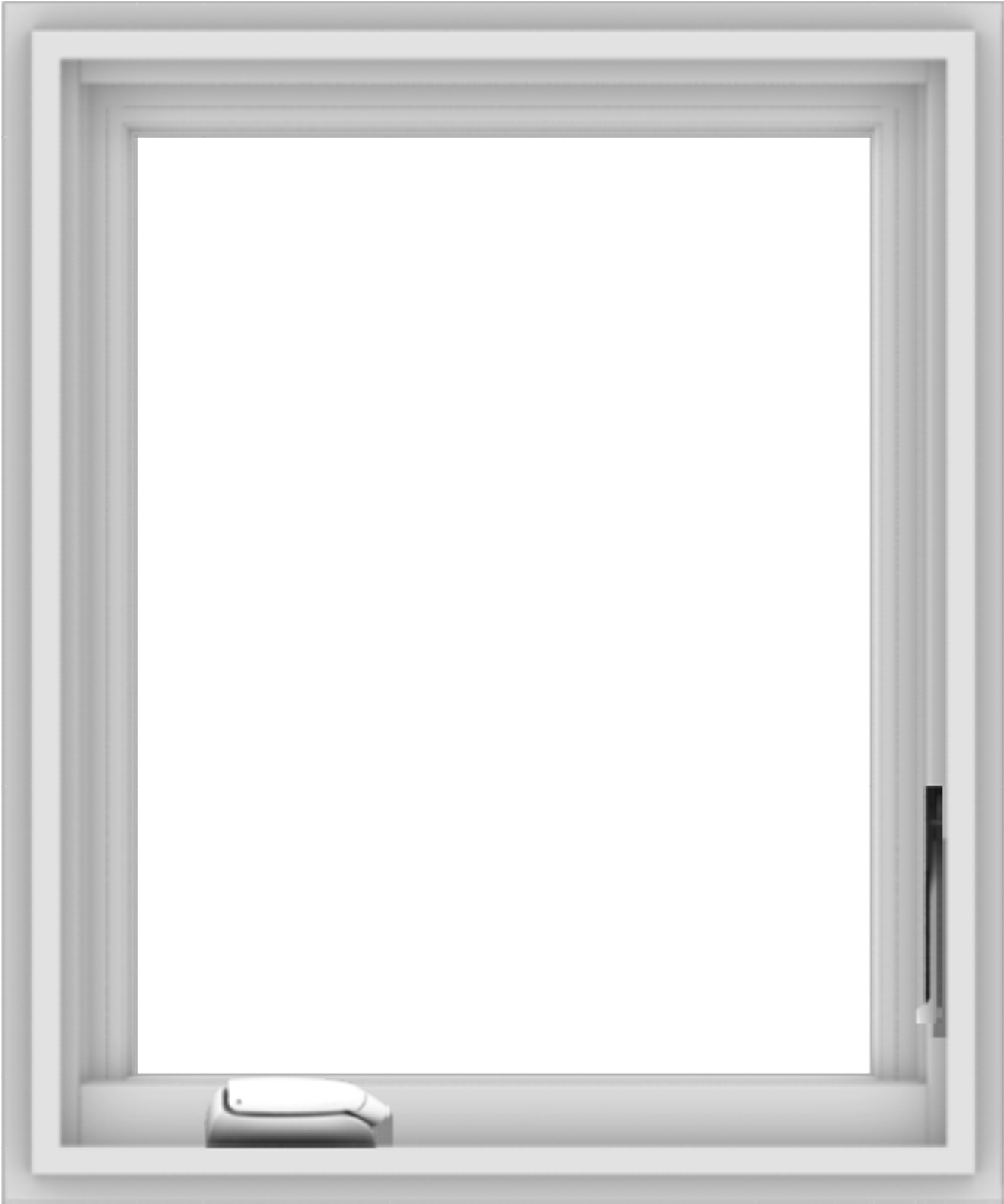 andersen e series casement window with white trim