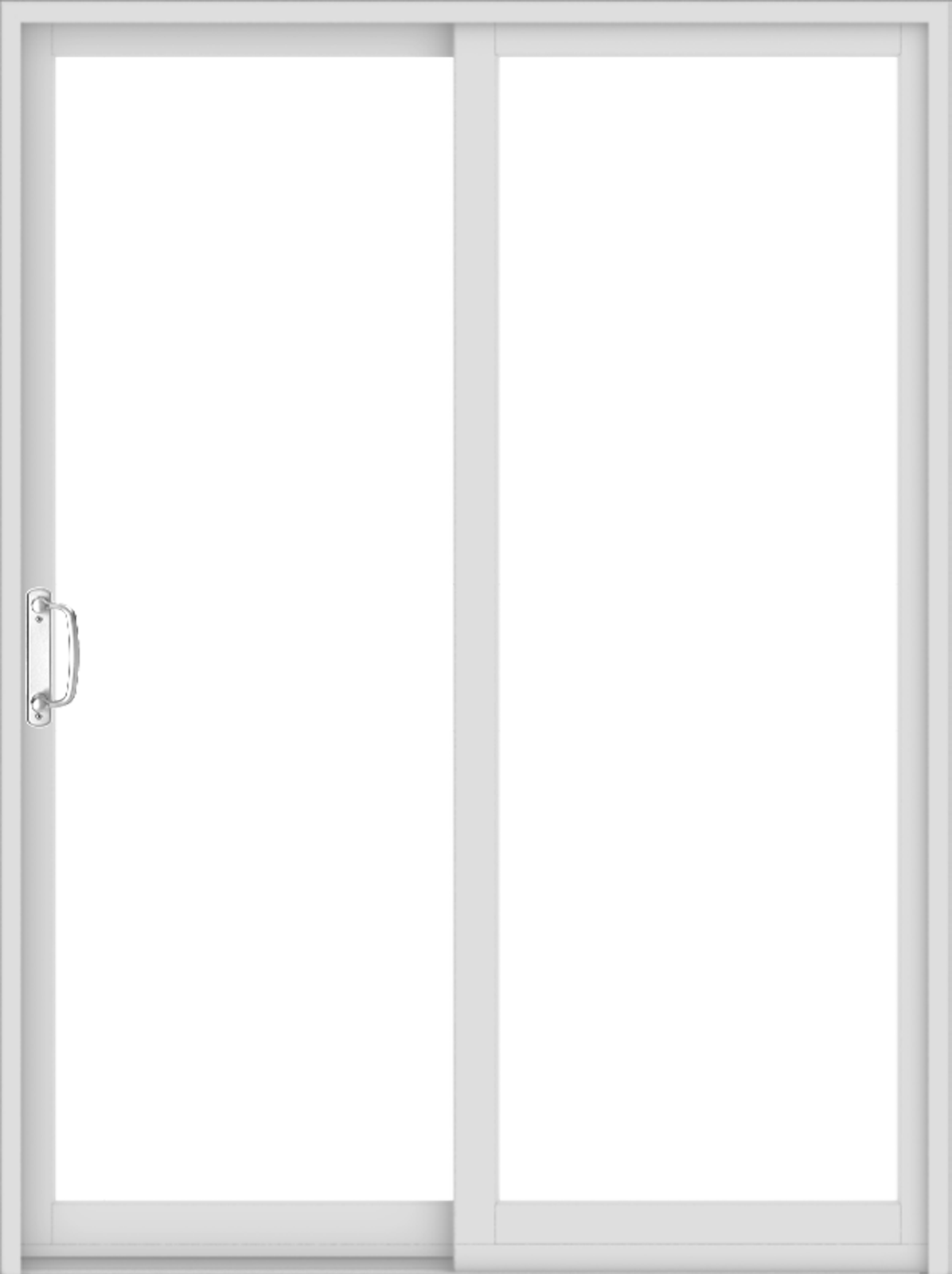 andersen e series gliding patio door with white trim