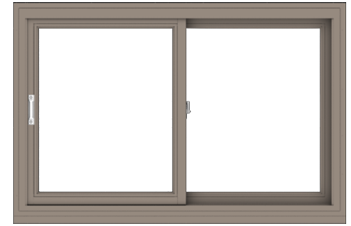 andersen e series gliding window with sandtone trim