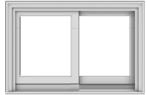andersen e series gliding window with white trim