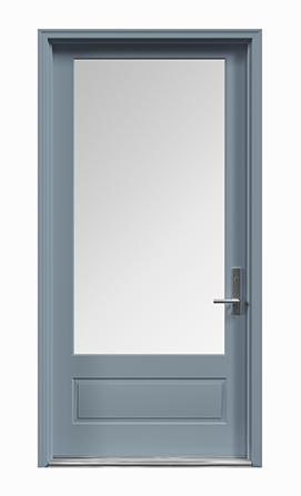 Straightline (181) Blue Gray Entry Door