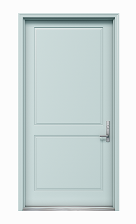 Straightline (195) Blue Entry Door