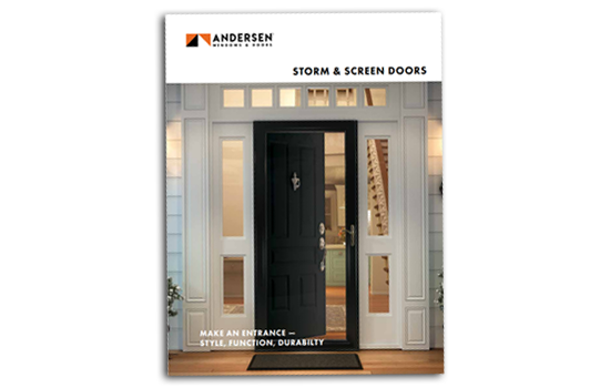 storm doors brochure screenshot